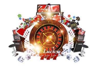 Casino Hold'em table interface on lucksvip slot